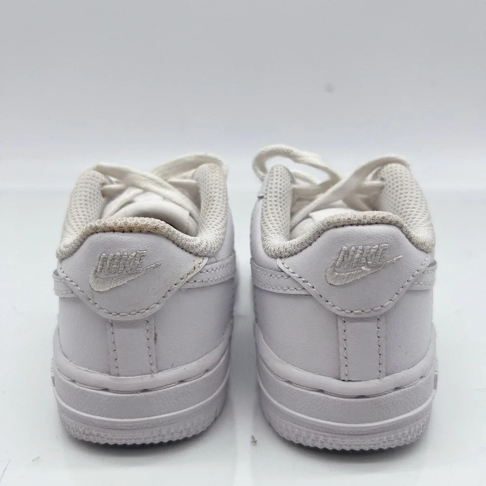 Nike Air Force 1  TD White Kid's Sneakers Toddler Triple White Low Top Size 6 C